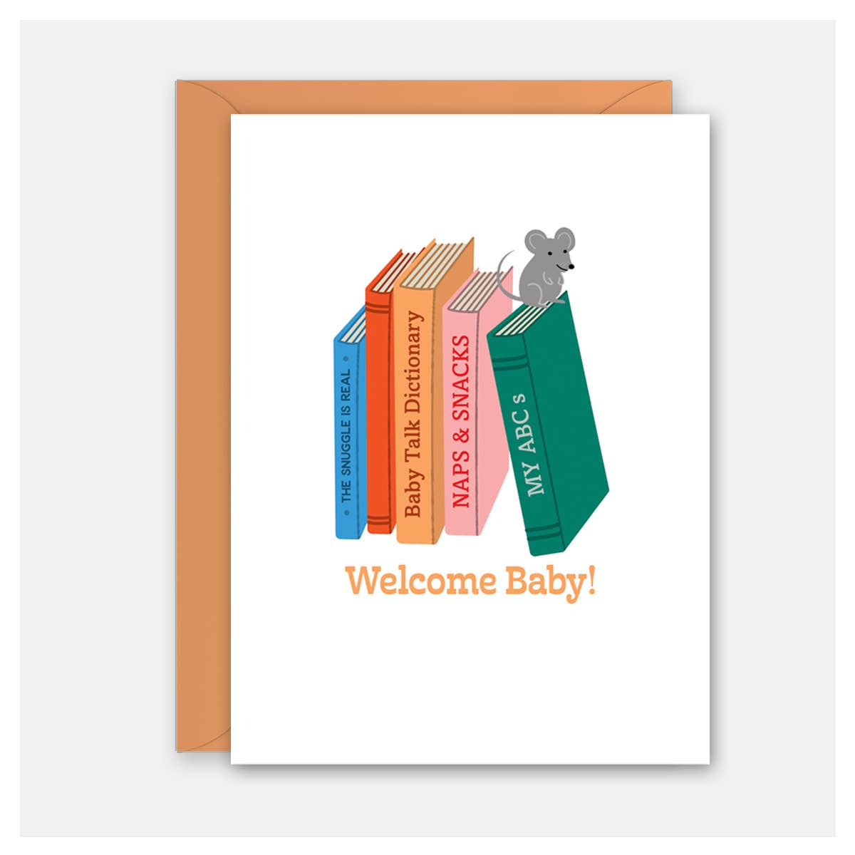 Baby Bookshelf Card