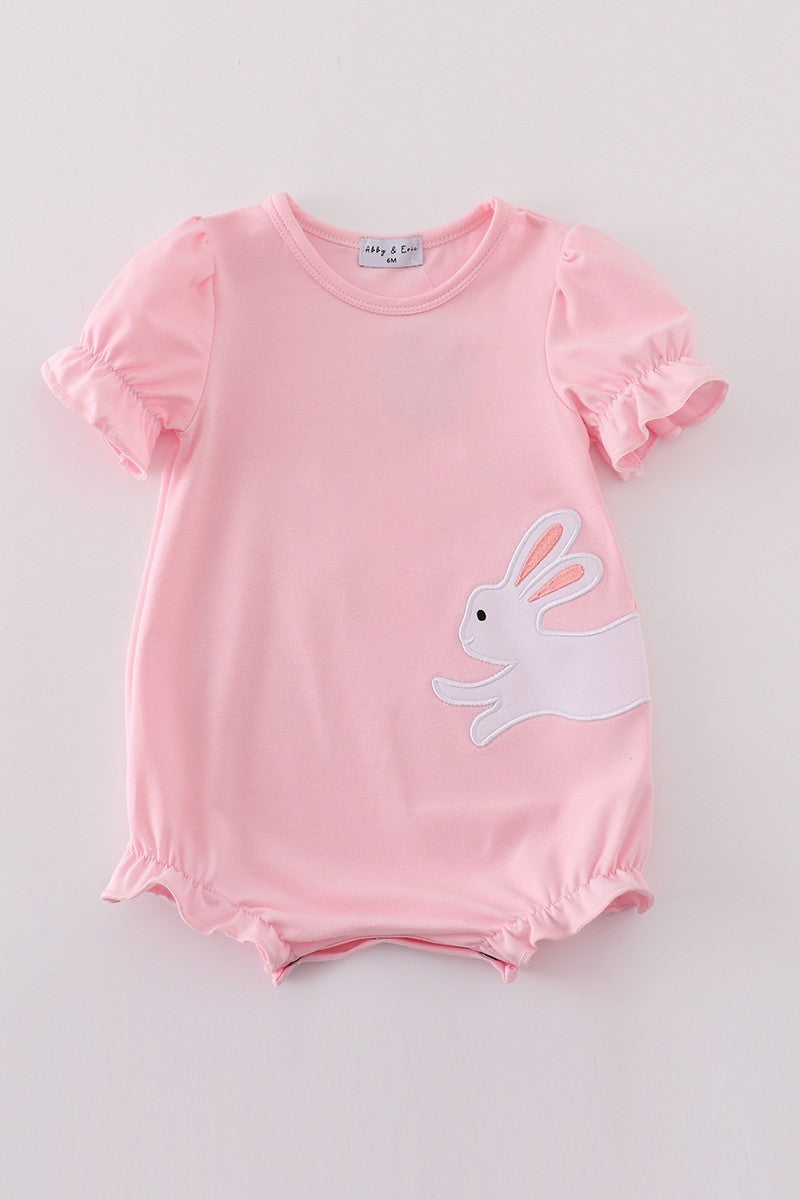 Pink Easter Bunny Romper