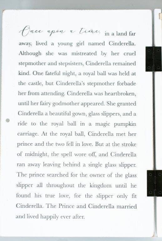 Cinderella Wooden Storybook