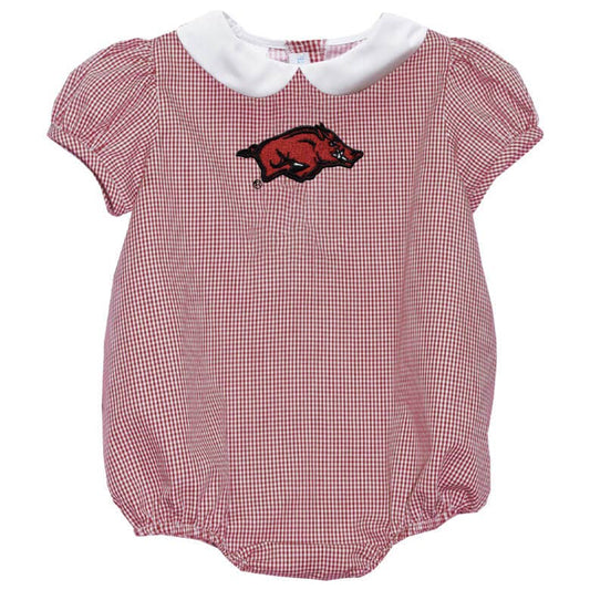 Arkansas Razorback Collared Onesie