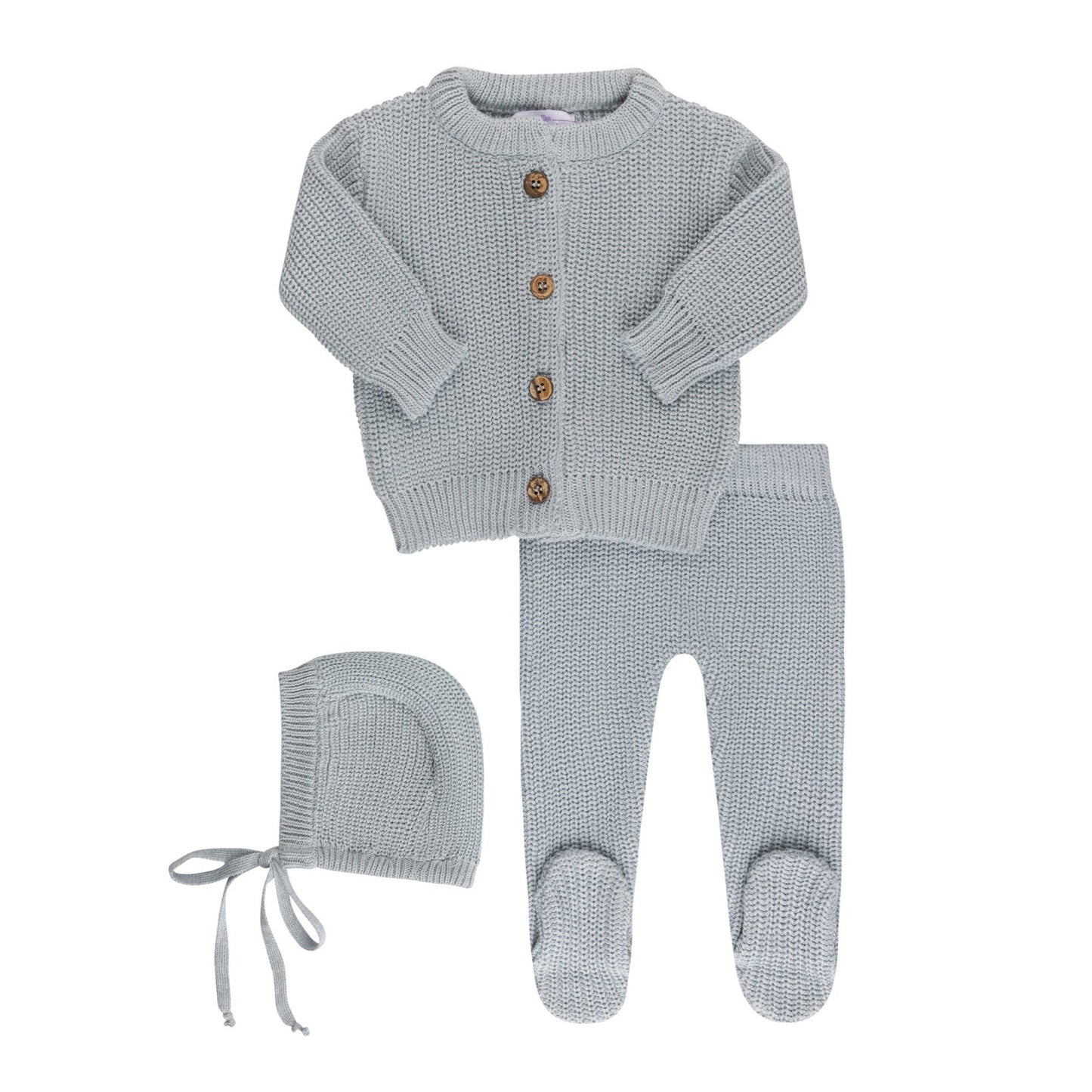 Baby Cardigan Footie Set