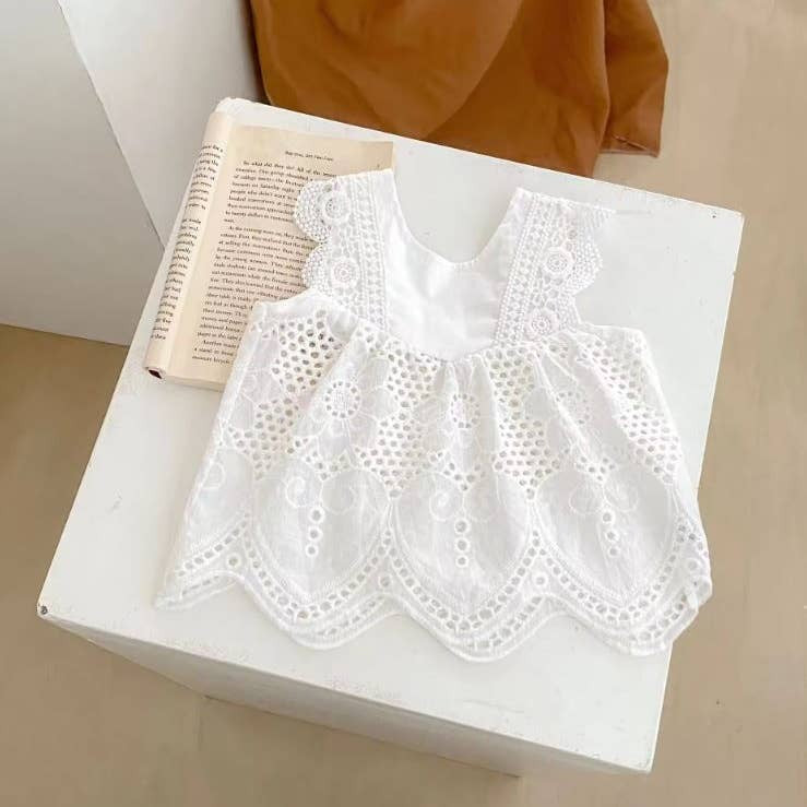 White Eyelet Set