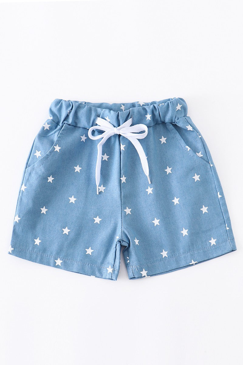 Blue Star Boy Shorts