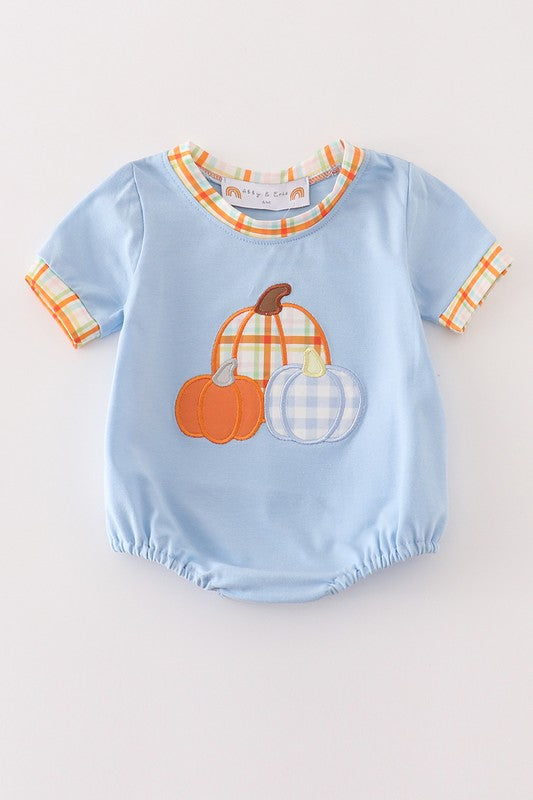 Blue Pumpkin Romper