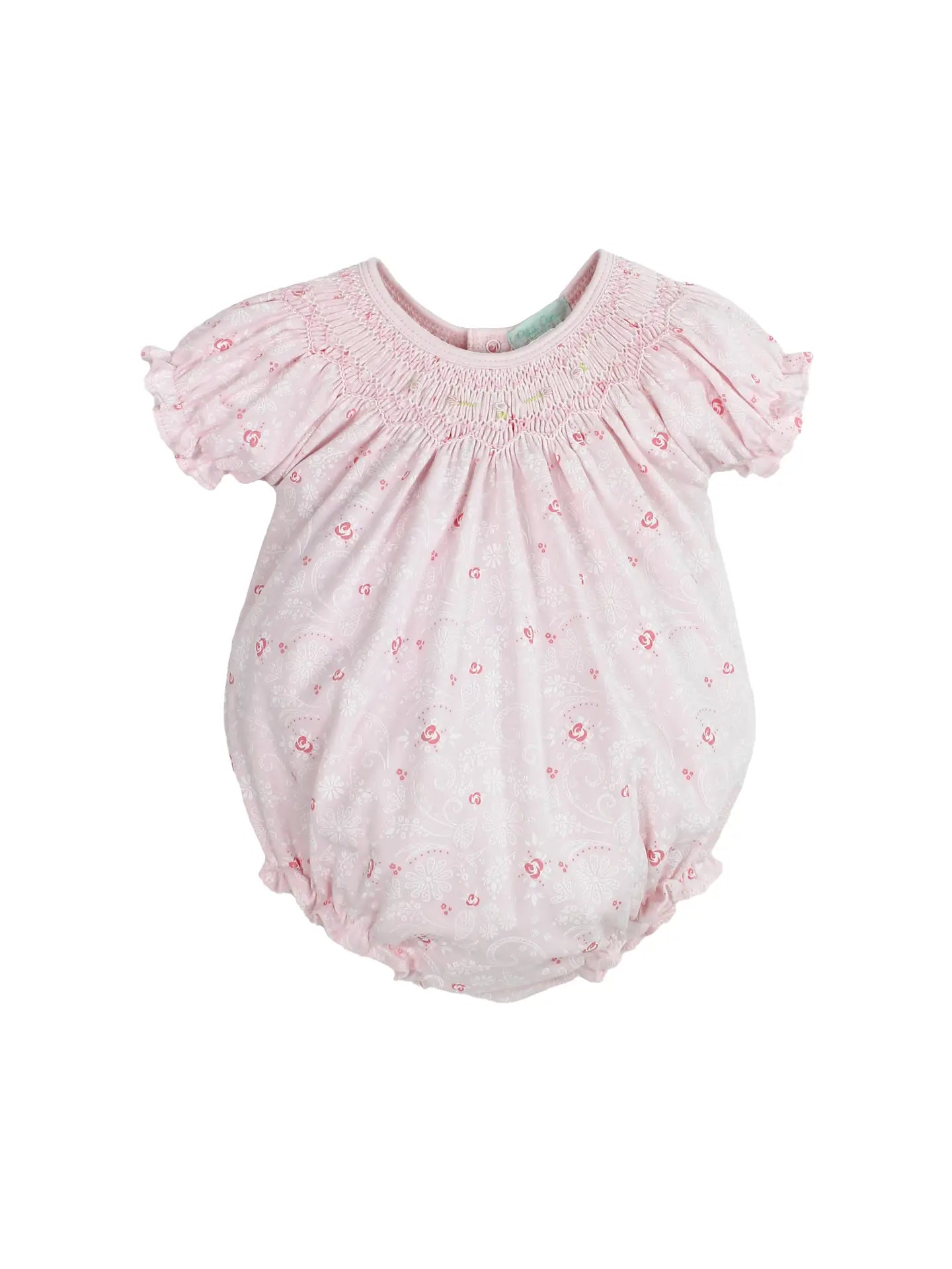 Pima Cotton Smocked Bubble