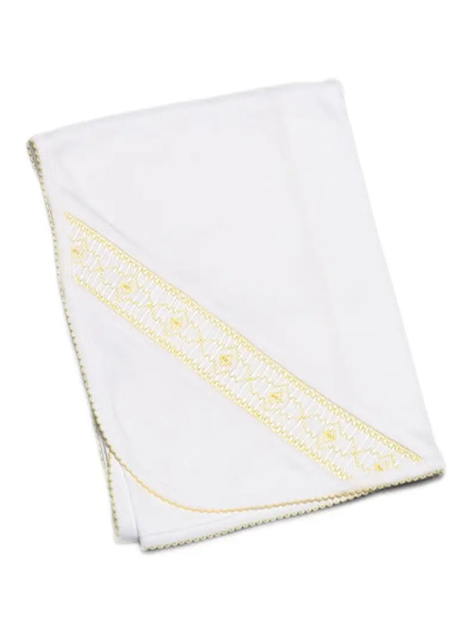 White and Yellow Pima Blanket