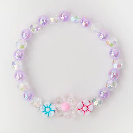 Purple Flower Bracelet