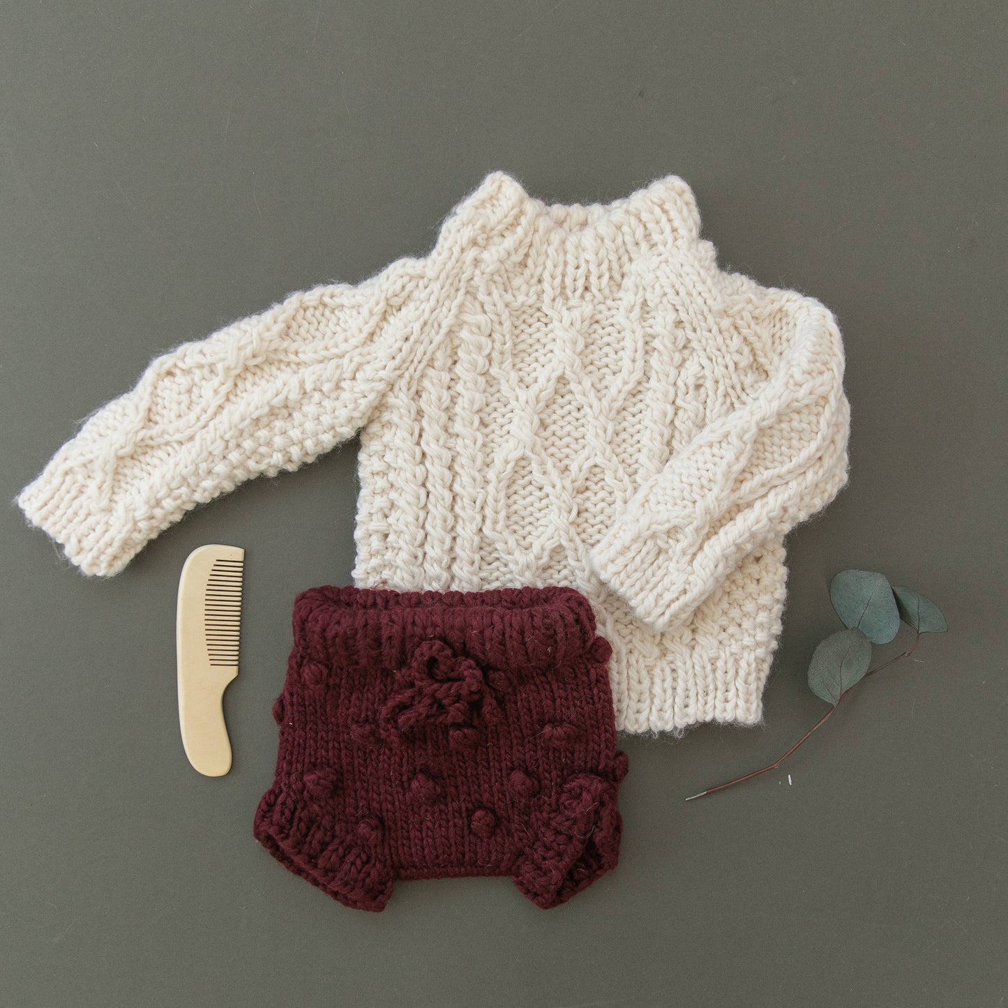 Cream Fisherman Sweater