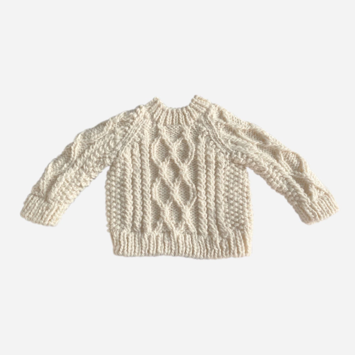 Cream Fisherman Sweater