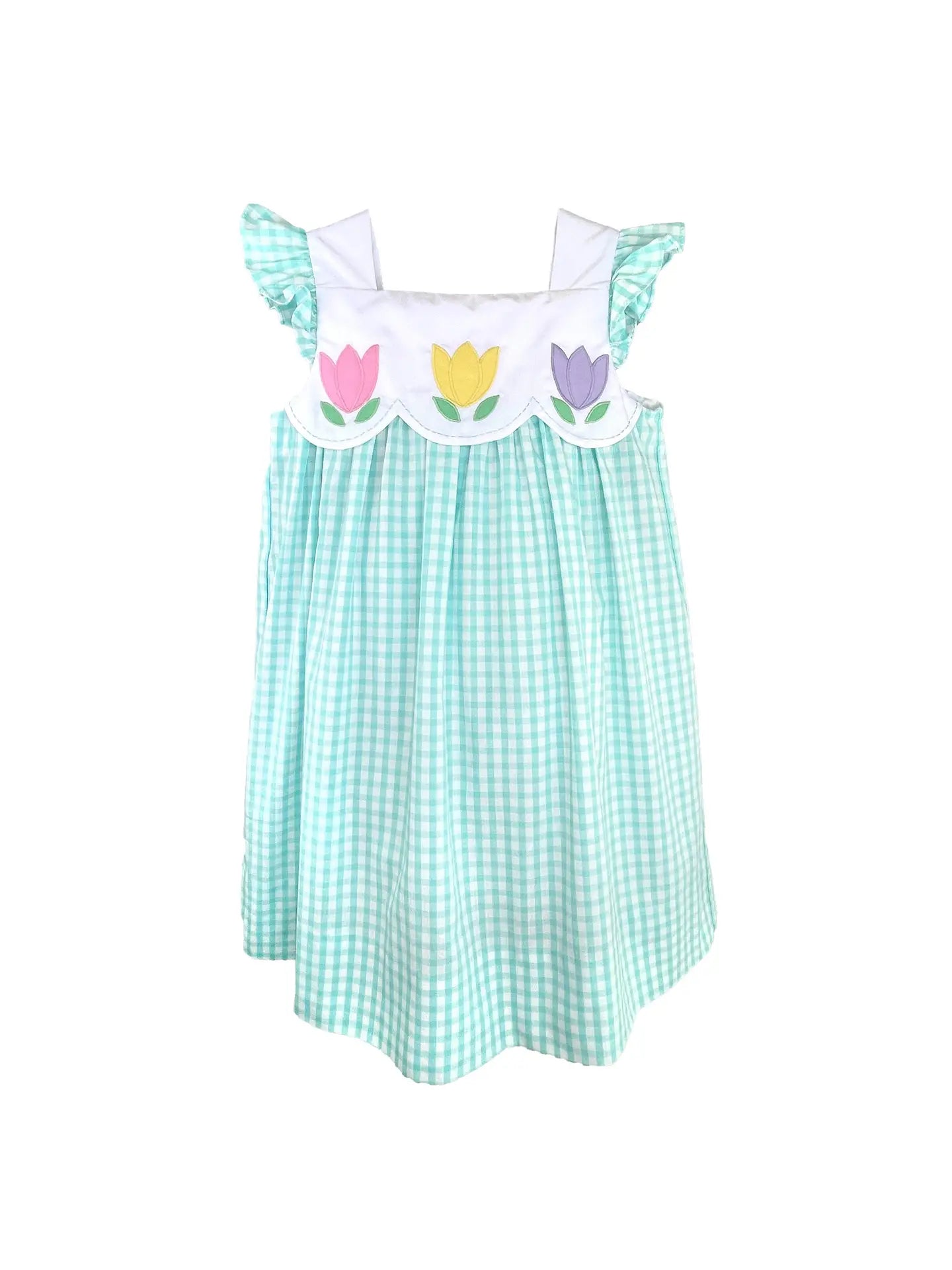 Gingham Tulip Dress