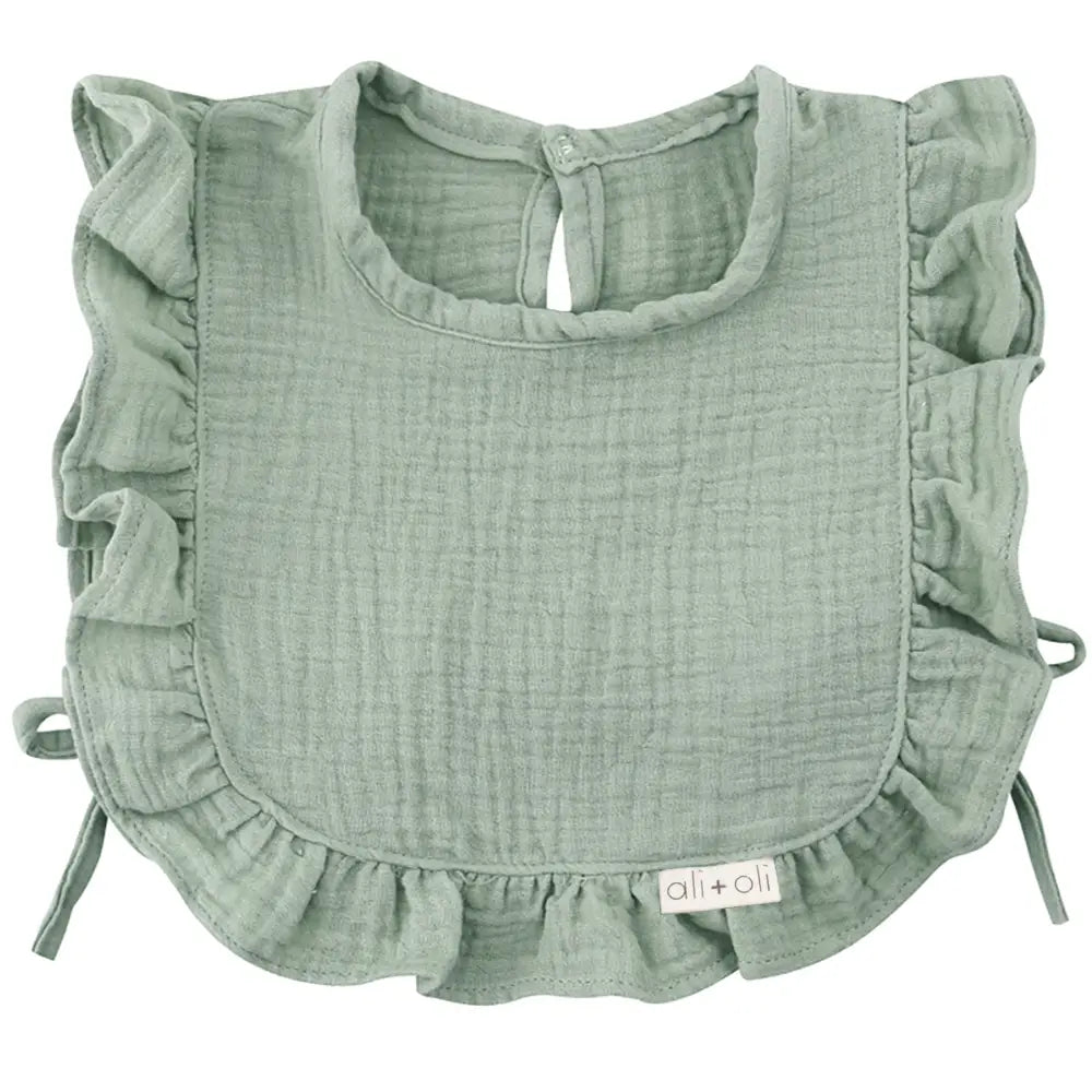 Sage Green Baby Bib