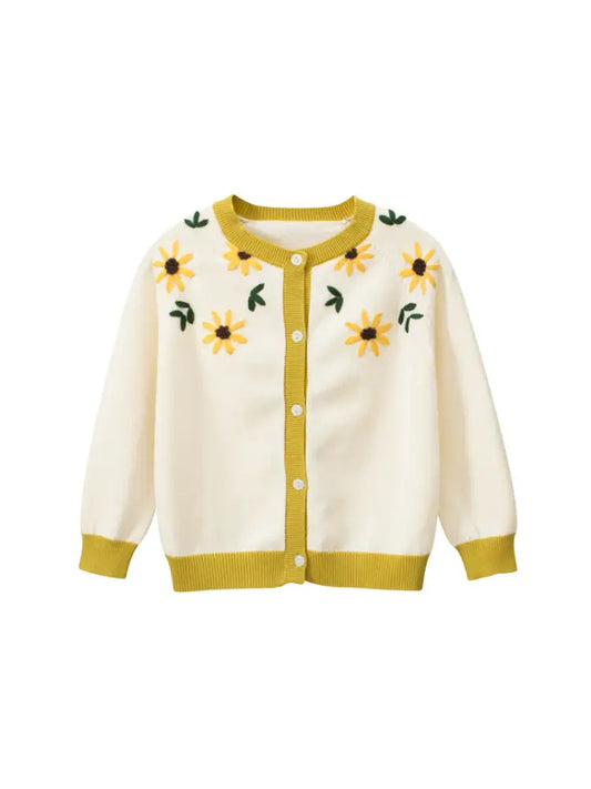 Floral Embroidered Cardigan