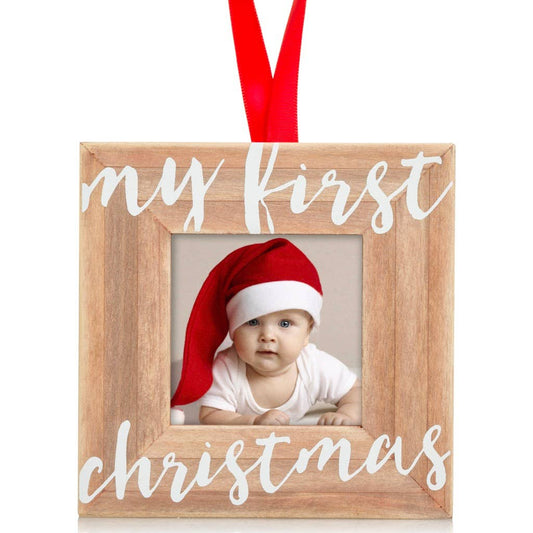 My First Christmas Picture Frame Ornament