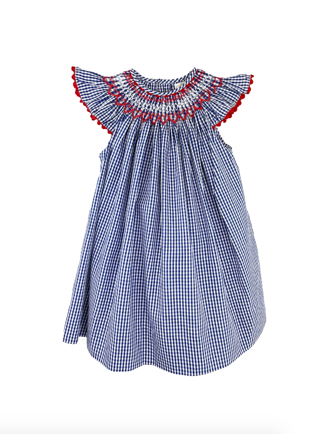 Patriotic Bishop Smocked Dress