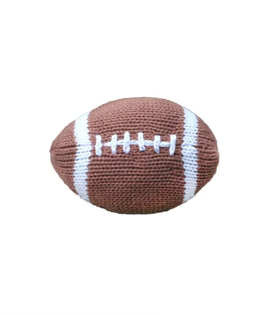 Phil the Football Knit Rattle