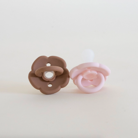 Flower Pacifier Set | Multiple Colors