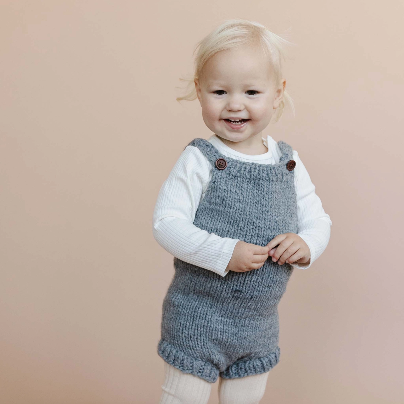 Hand-Knit Romper | Multiple Colors