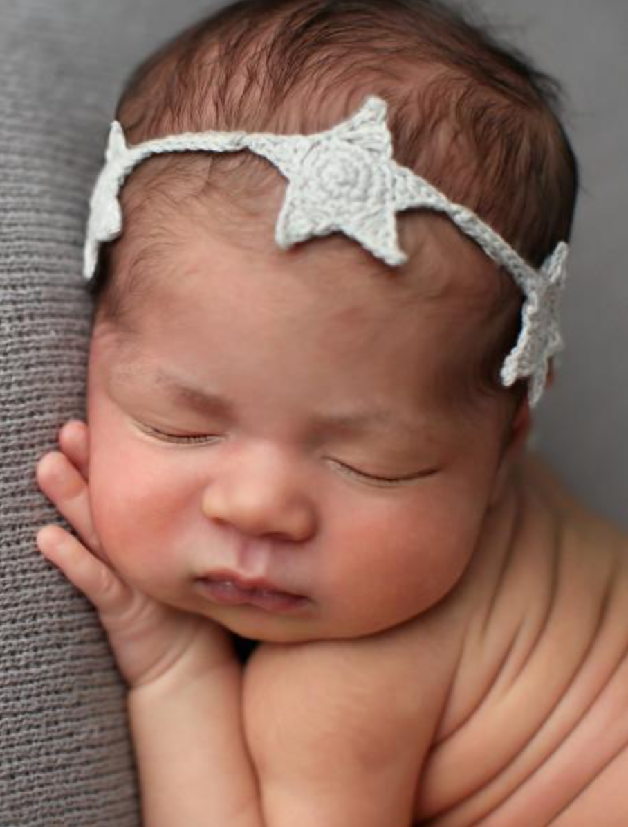 Hand-Knit Star Headband