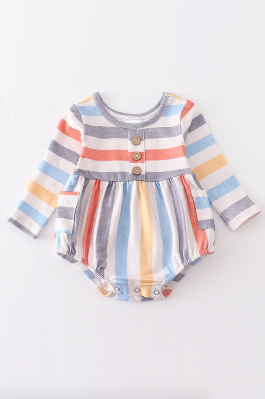 Stripe Bubble Romper