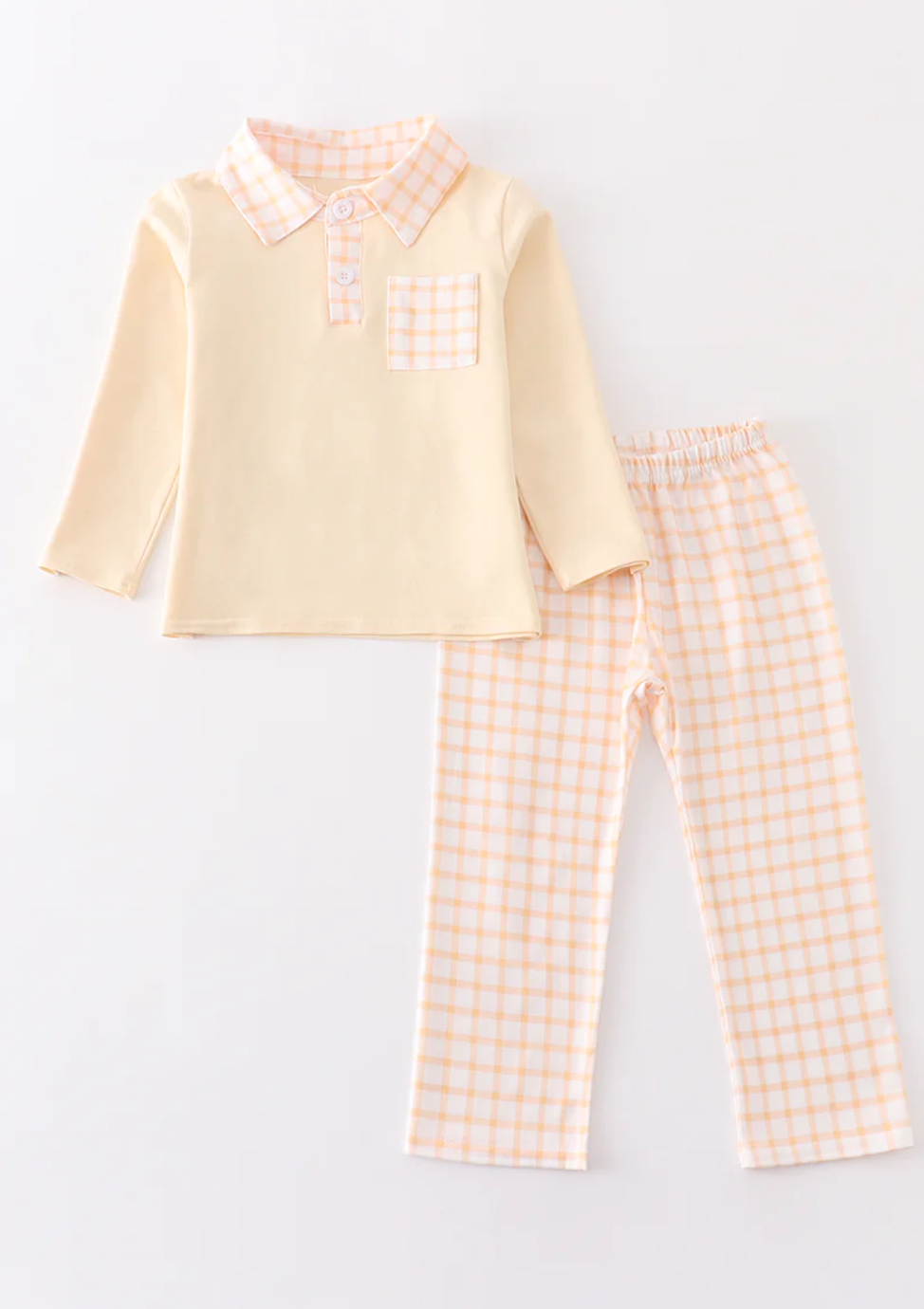 Sunshine Plaid Set