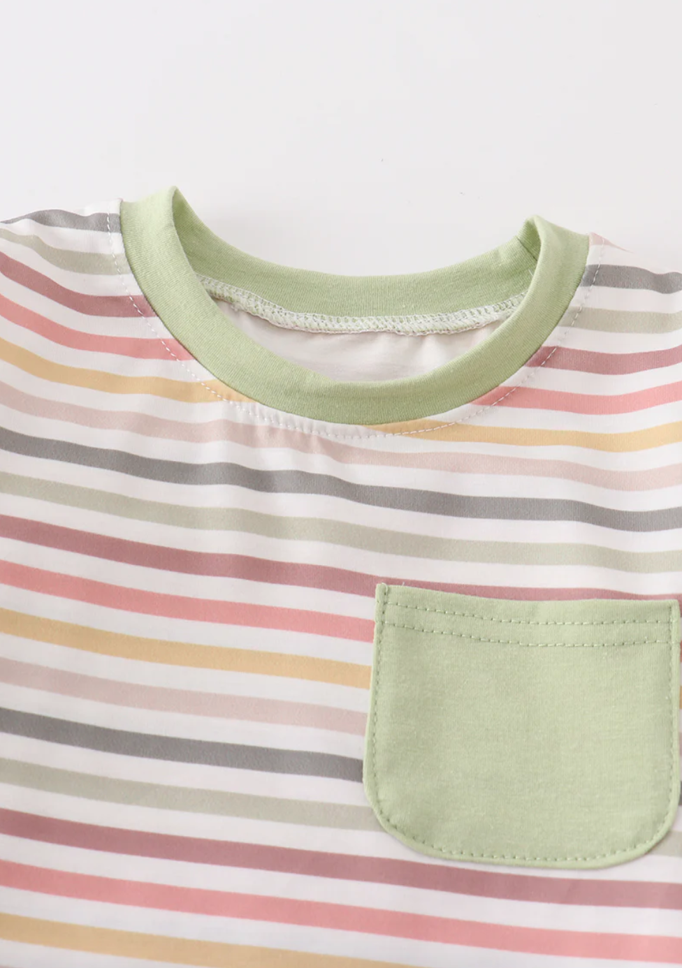 Stripe Pocket Top