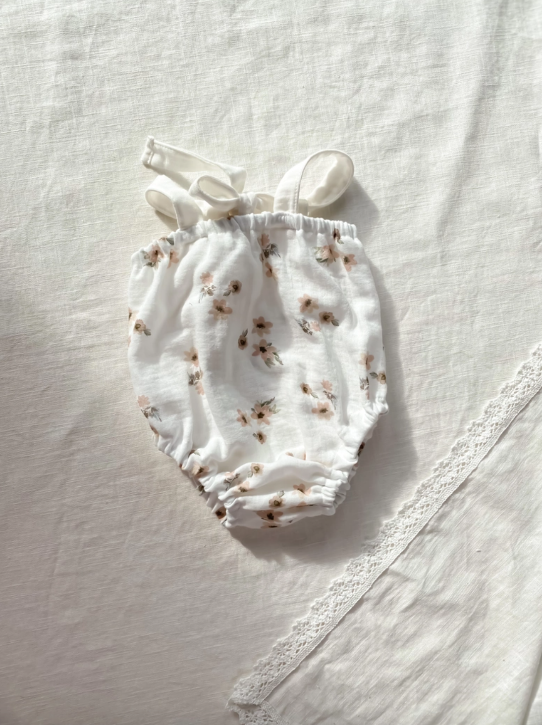 Floral Muslin Romper