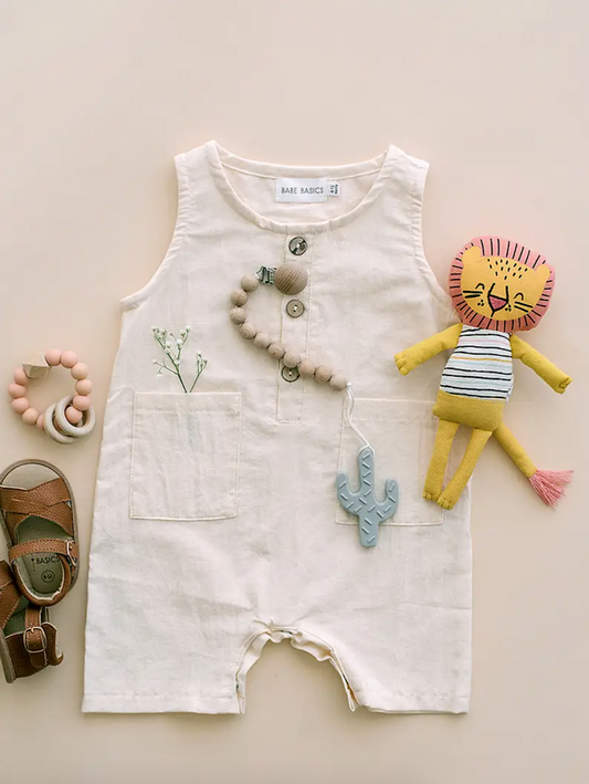 Crop Linen Romper