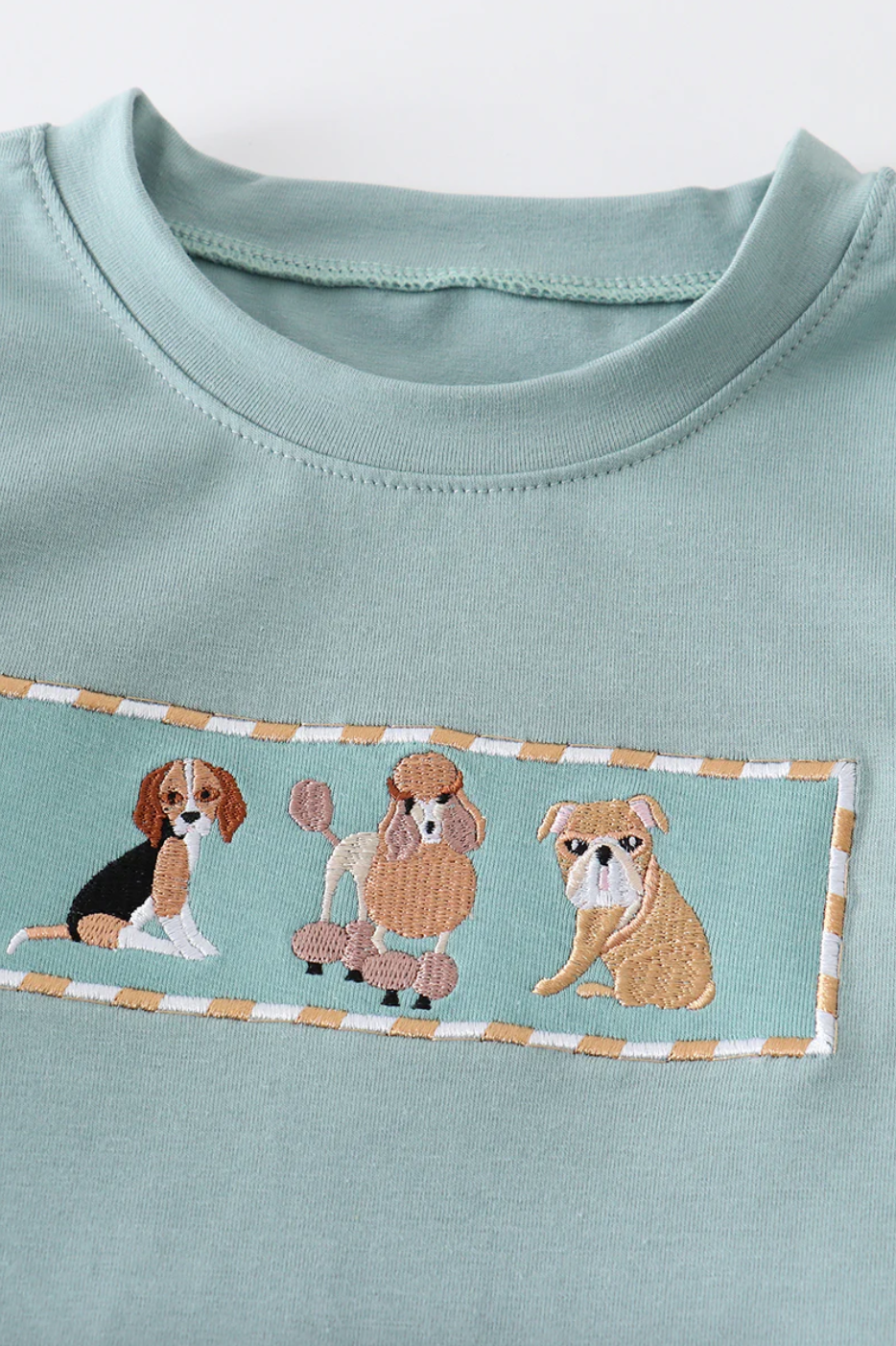 Embroidered Dog Set