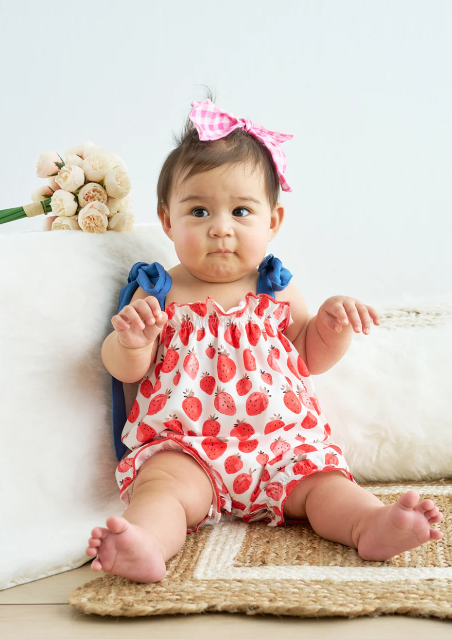 Strawberry Bubble Romper