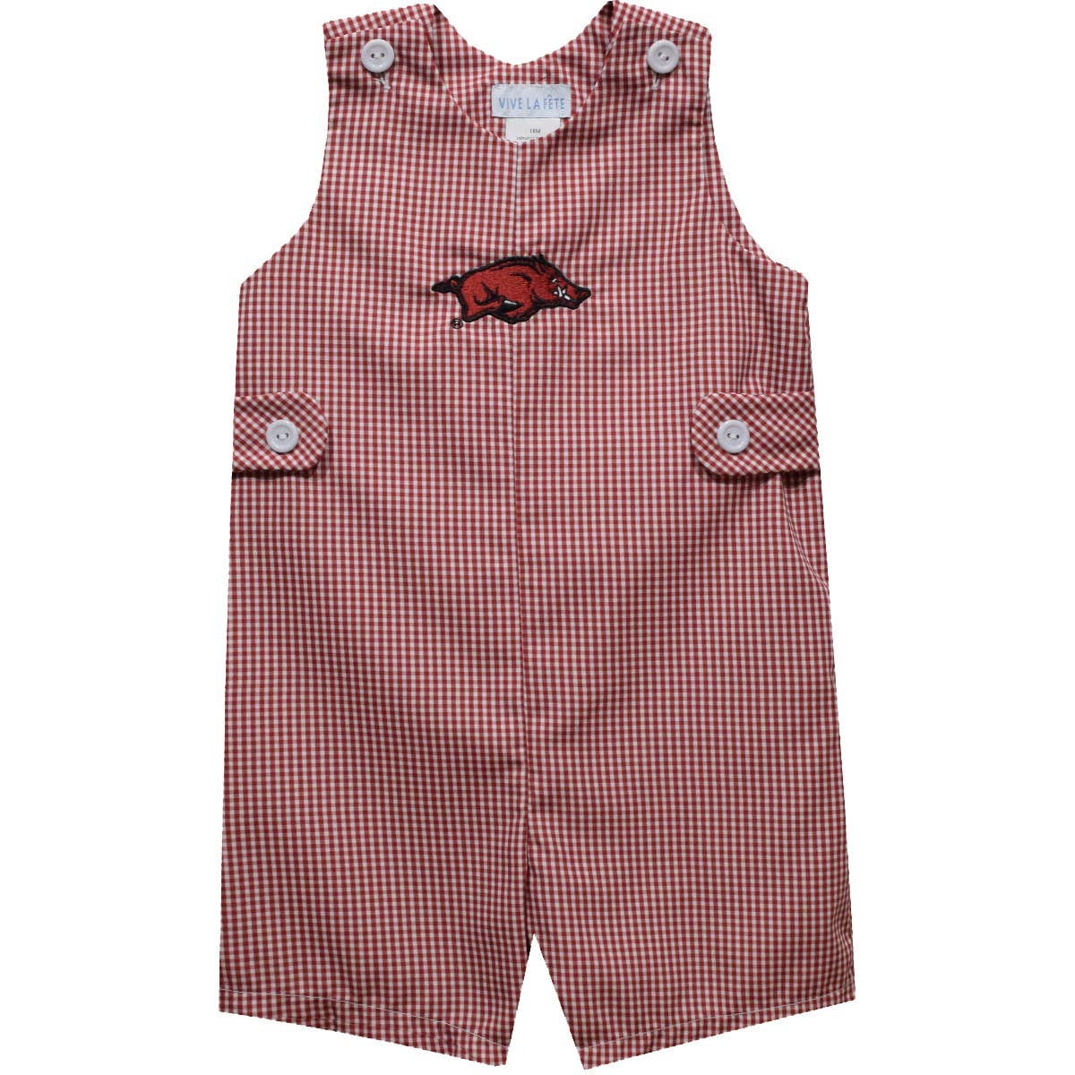 Arkansas Razorback Gingham Jumpsuit