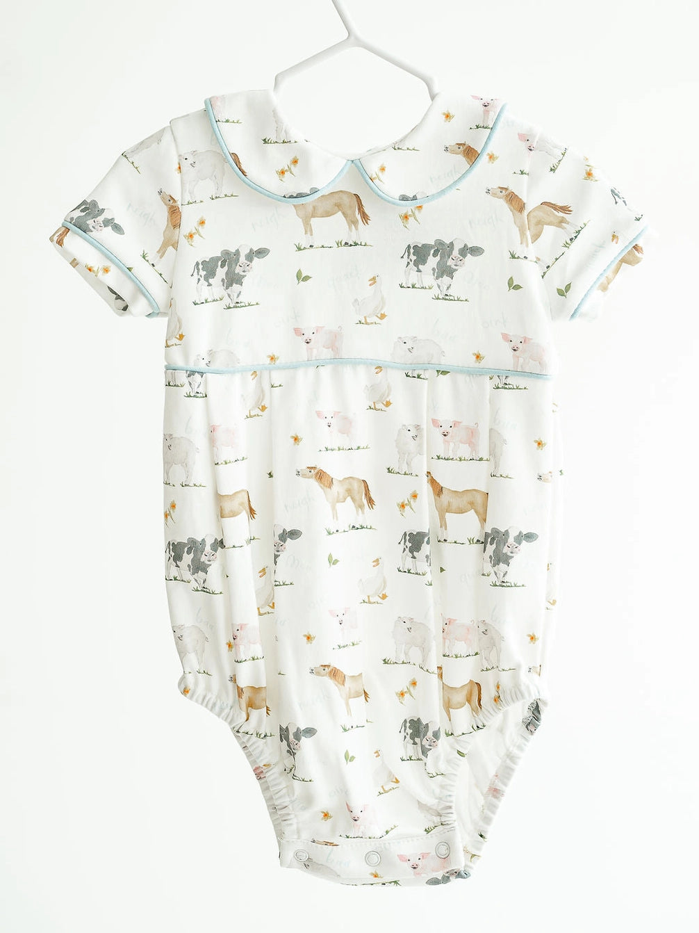 Animal Sounds Cotton Onesie