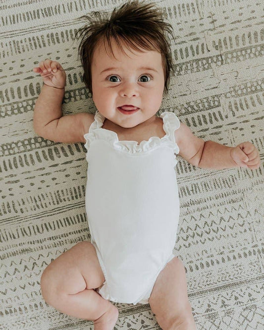 Lylah Ruffle Tank Onesie