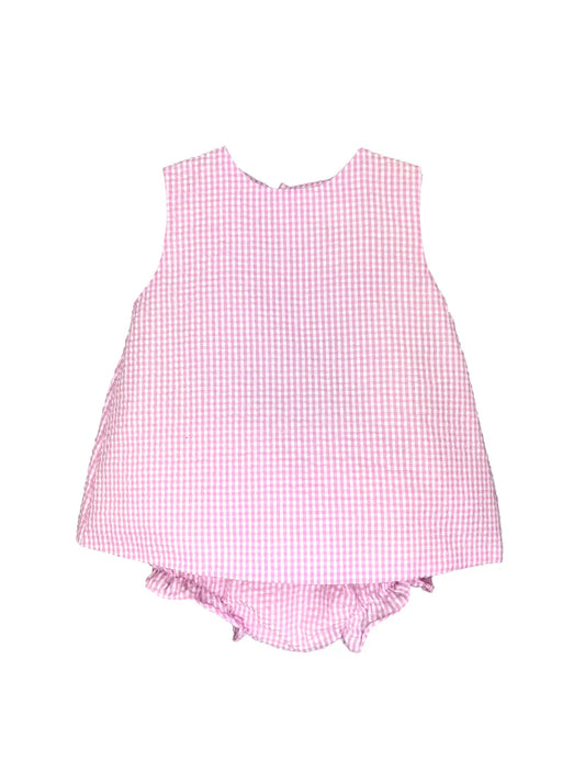 Bow Top & Ruffle Bloomers Set