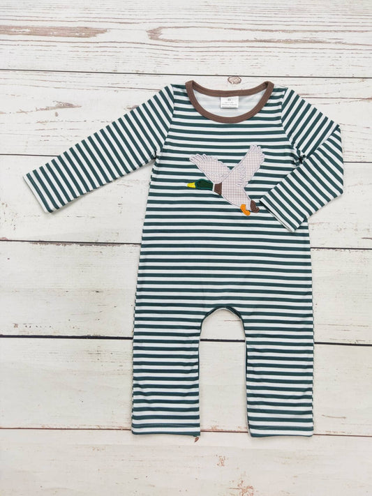 Striped Duck Romper