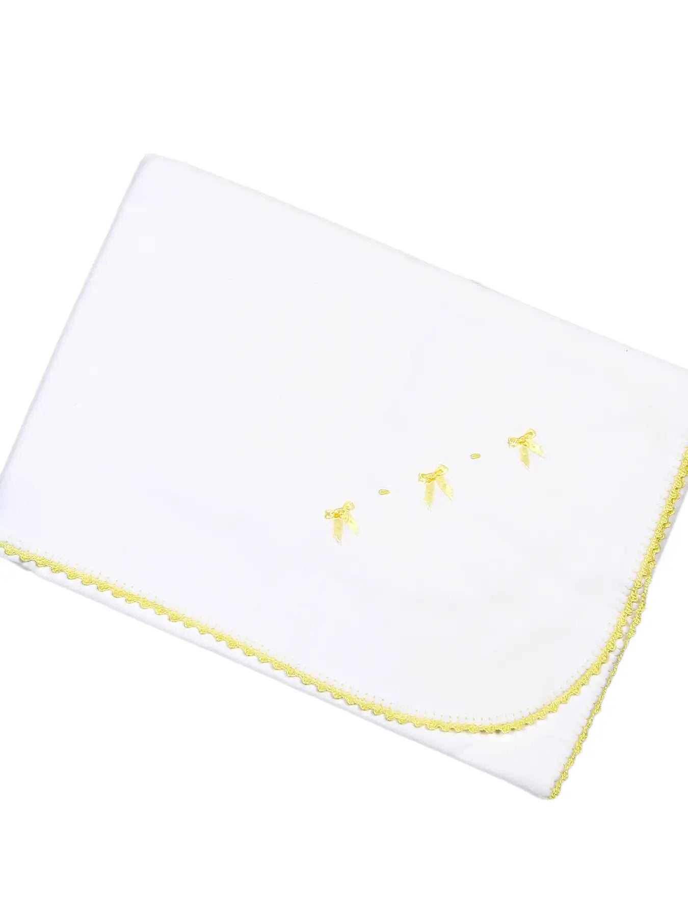 White and Yellow Pima Blanket